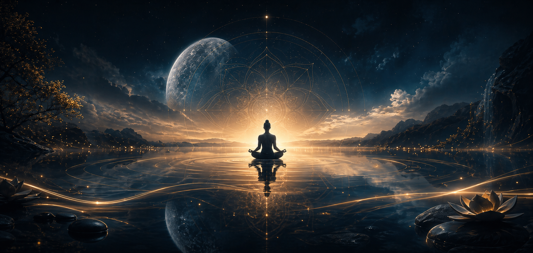 Premium The Still Zone meditation artwork